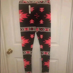 Mark classic jr leggings -org/black/white